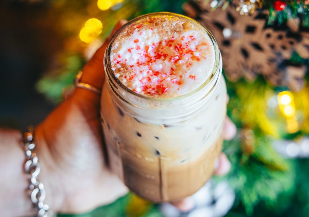 peppermint coffee drink