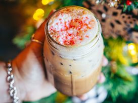 peppermint coffee drink